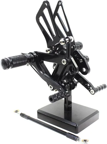 Krace - Juego de reposapiés trasero para Kawasaki Ninja ZX6R ZX9R 1999-2002, ZZR600 2005-2008, reposapiés traseros, pedales de freno y cambio