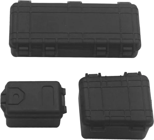 Miniatura 4 de ShareGoo - Funda de equipaje de simulación de automóvil a control remoto, fundas de equipo de seguridad, almacenamiento compatible con Traxxas TRX-4