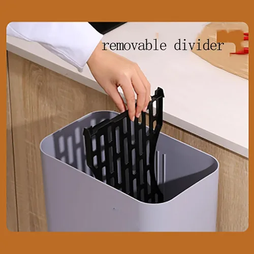 Miniatura 3 de Contenedor de compostaje para cocina, cocina, compostaje, papelera de cocina, compostador de cocina, papeleras extraíbles, cubos de basura Blanco