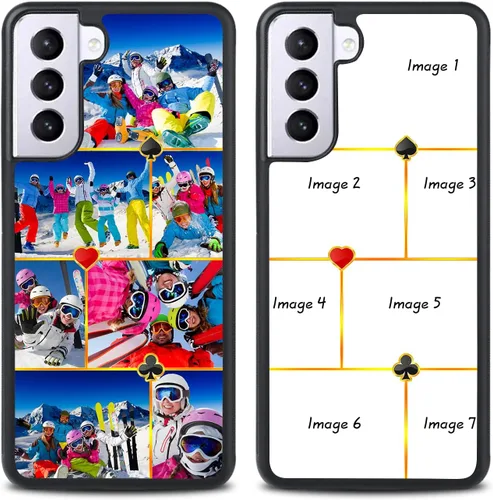 Miniatura 7 de Funda de goma personalizada para iPhone 14 13 12 11 Pro Max Xr Xs Max 7 8 Plus Samsung Galaxy S23 S22 S21 S20 Ultra Plus FE Note 20 10 A03S A53 Sun