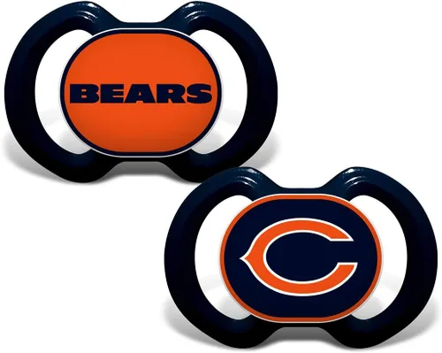 Miniatura 49 de Baby Fanatic NFL - Chupetes unisex para bebé, 2 unidades 3-Varios