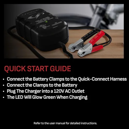 Miniatura 3 de Schumacher Electric 0.8 A Cargador y mantenedor de batería de coche, solución 2 en 1, para baterías de 12 V de deportes acuáticos, automotrices