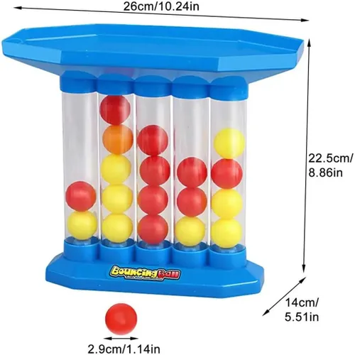 Miniatura 6 de Juego de pelota de rebote, juegos de fiesta familiar para adultos, saltando, conecta las bolas del mismo color seguido, juegos de mesa de mesa