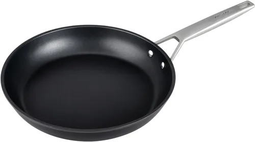 MsMk Sartén pequeña de 7 pulgadas, carboniza también sartenes antiadherentes, sin PFAS ni PFOA, no tóxico, resistente a los arañazos, para