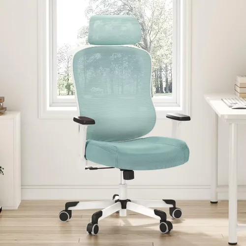 Miniatura 8 de Silla de oficina ergonómica grande y alta reclinable para juegos, soporte lumbar ajustable, reposabrazos 6D, reposacabezas 6D, sillas giratorias
