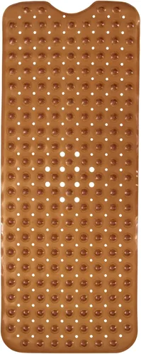 Miniatura 38 de ENKOSI Tapete de baño antideslizante, extra largo de 40 x 16 pulgadas, tapete antideslizante grande para bañera y ducha con ventosas y agujeros