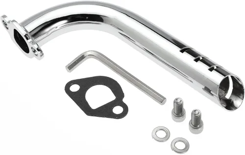Tubo de escape para Predator 212cc 196cc GX160 GX200, para Baja Warrior MB165 MB200 y para Coleman CT200U BT200X CT200U para Motovox MBX20 Go Kart