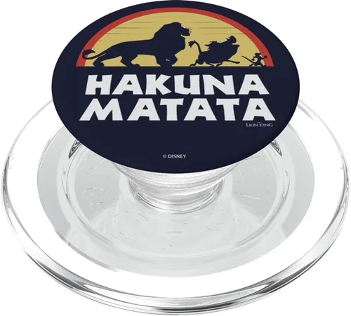Miniatura 8 de Disney Lion King Simba Timon Pumbaa Hakuna Matata Sunset PopSockets estándar PopGrip