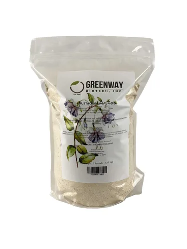 Miniatura 3 de Greenway Biotech, Inc. Fertilizante orgánico de comida de crustáceos 4-0-0 incluye 4% de nitrógeno, 12% de calcio y quitina de alto nivel, ideal