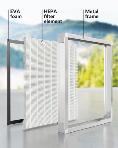 Miniatura 2 de Filtro HEPA F301H para purificador de aire Air Shield 550 HEPA – Filtro de aire etapa 2 550, H13, filtro de repuesto de 16 x 19 x 2 pulgadas