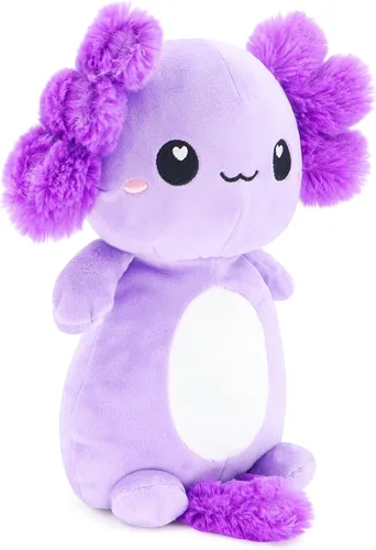 Miniatura 3 de Lindos animales de peluche de ajolote rosa, almohada de peluche suave kawaii, juguete de peluche de ajolote, regalos para decoración de niñas