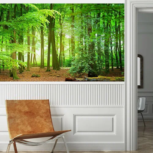 Miniatura 479 de SIGNFORD - Papel tapiz de diseño de bosque, removible para dormitorio o sala de estar, 100 x 144 pulgadas Bosque1-1911-m17