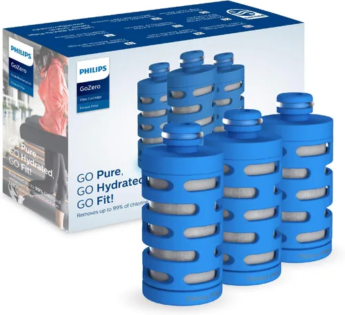 Miniatura 8 de PHILIPS Water GoZero - Botella de agua activa sin BPA con filtro de agua de río/lago/manantial para senderismo, campamento y fitness, filtro de agua