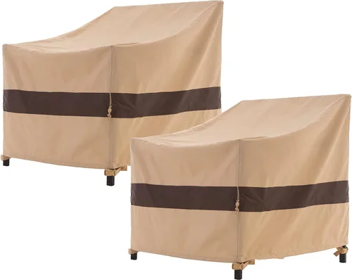 Miniatura 14 de WJ-X3 Funda Apilable para Silla de Patio, Resistente, Resistente al Viento e Impermeable, Fundas para Sillas de Patio al Aire Libre, 28A x 36P x