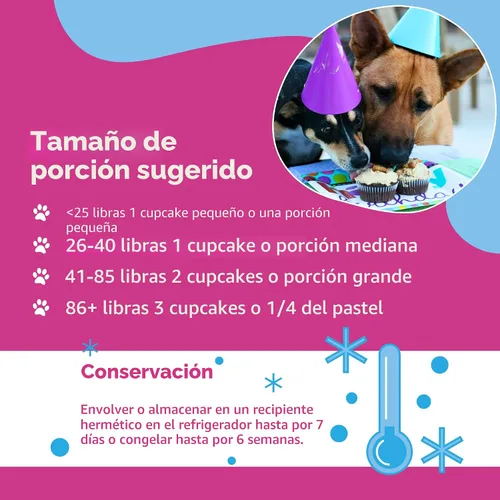 Miniatura 7 de Puppy Cake - Mezcla de pastel de mantequilla de cacahuete sin trigo y glaseado para perros