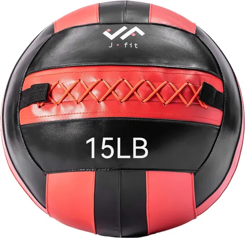 Miniatura 22 de JFit Wall Ball – Premium Soft Weighted Exercise Ball for Strength, Conditioning, Gym & Home Workouts, 4-30 LB