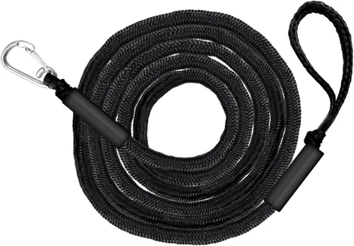 Miniatura 15 de Líneas de muelle elásticas para barcos de 4 pies, cuerda de ancla elástica resistente con ganchos, líneas de muelle seguras, amarres para jet ski