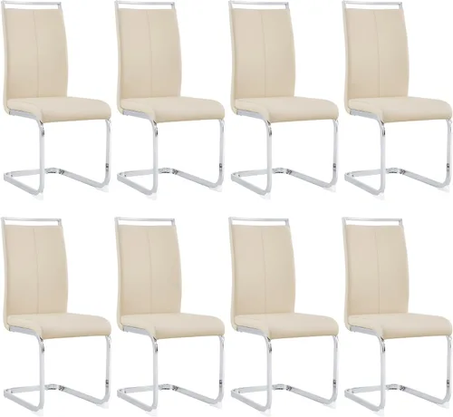 Miniatura 13 de Baysitone Juego de 6 sillas de comedor modernas, sillas laterales de comedor, sillas de cocina con asiento acolchado de piel sintética y respaldo