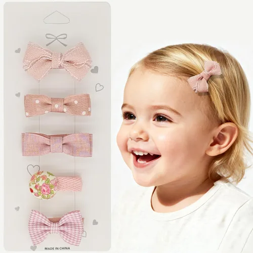 Miniatura 10 de 20 pinzas para el pelo de bebé, antideslizantes, totalmente forradas, suaves para niñas y niños pequeños, accesorios para el cabello hechos a mano