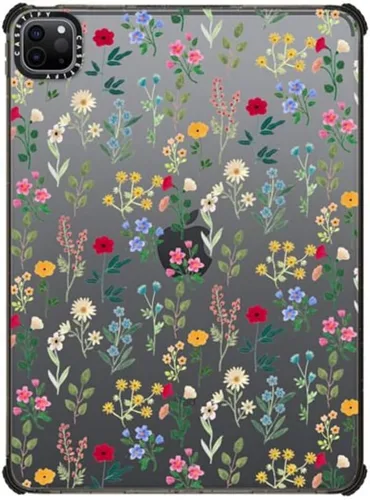 Miniatura 9 de CASETiFY Estuche de impacto para iPad Pro 12.9" (3ª/4ª/5ª/6ª generación) - Libro de composición Brachio - Negro transparente