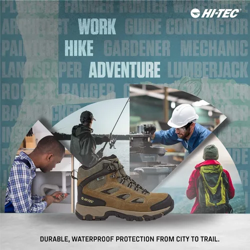 Miniatura 2 de HI-TEC Yosemite WP - Botas de senderismo impermeables para hombre, ligeras, transpirables, para exteriores, para senderismo