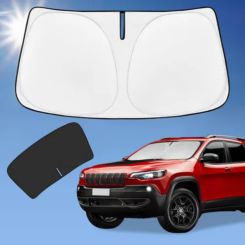 Miniatura 202 de para Dodge RAM 1500 2019-2024 2025 2026 Parasol Parasol para Parabrisas Cubierta - 4 Capas Parasol para Ventana Delantera para RAM1500 2Puertas