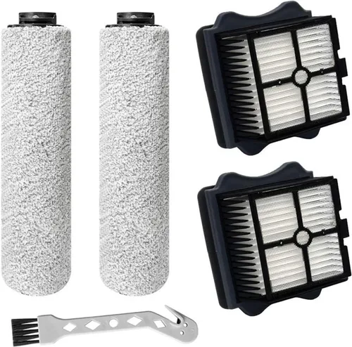 HEPA Filter Roller Brush Compatible for Tineco Floor One S3, Compatible for IFloor 3 Mop Vacuum Cleaner for Wet and Dry Floors