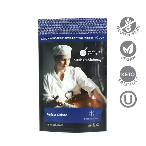 Miniatura 2 de Gelato perfecto [Estabilizador de gelato] Vegano Certificado Kosher OU - 400 g/14 oz