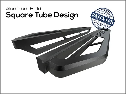 Miniatura 4 de APS iArmor Escalones Laterales de Acero Inoxidable para Jeep Wrangler 1987-2006 (Resistente, Recubierto en Polvo Negro)