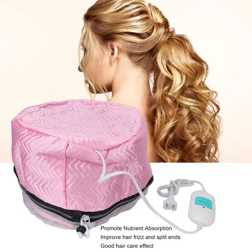 Miniatura 3 de Casquillo de calefacción, casquillo del tratamiento térmico del cabello. Temperatura ajustable Deep Conditioning Electric Heat Cap