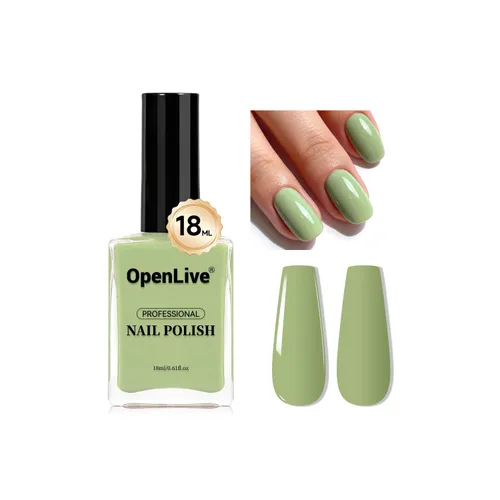 Miniatura 15 de OpenLive 18ml Esmalte de uñas desnudo de gran volumen, secado rápido, rosa claro, esmalte de uñas de secado rápido y larga duración, arte de uñas