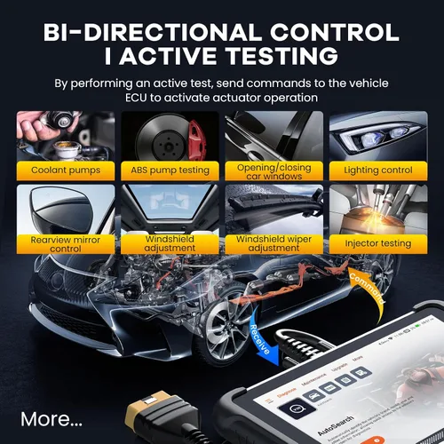 Miniatura 6 de THINKCAR Herramienta de diagnóstico del escáner OBD2, herramienta de escaneo de automóvil ThinkScan 689 con función de reinicio de 34, escáner