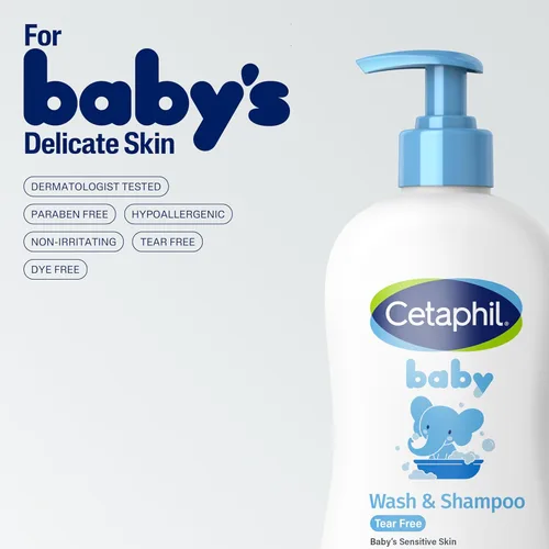 Miniatura 6 de Cetaphil Jabón y champú para bebés, 13.5 onzas, paquete de 2, hipoalergénico, lo suficientemente suave para el uso diario, sin jabón