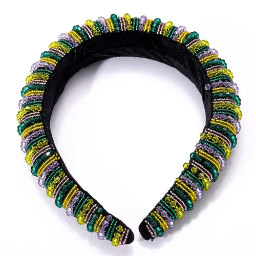 Miniatura 2 de Diadema con cuentas de poni, diadema de Raninbow, cinco de mayo, cinco de mayo, disfraz de fiesta, accesorio para el cabello, con cuentas de arco