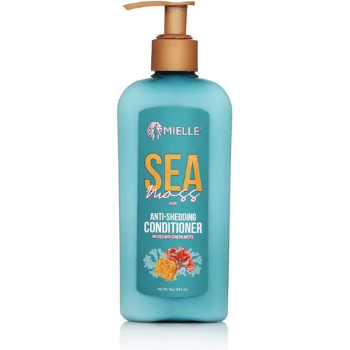 Mielle Organics Sea Moss - Acondicionador hidratante para cabello seco, fortalece las hebras para reducir el desprendimiento, mejora el aspecto y la