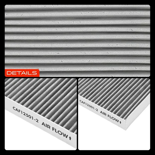 Miniatura 8 de A-Premium Filtro de aire de cabina de 2 piezas con carbón activado compatible con BMW X5, 530e, 530i, 540i, 540d xDrive, 740i, 745e, 750i, 760i, X6