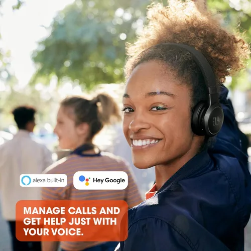 Miniatura 7 de JBL Live 460NC - Auriculares inalámbricos con cancelación de ruido, batería de 50H, micrófono para llamadas, ligeros y cómodos, y Alexa incorporado
