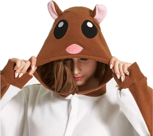 Miniatura 5 de Kervaky Pijama unisex para adultos, pijamas de cosplay de animales, ropa de dormir para disfraces de fiesta de Halloween