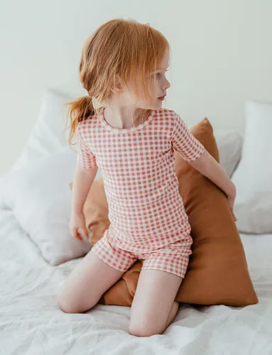Miniatura 195 de AVAUMA Conjunto de pijama de algodón para bebés y niñas de 6 meses a 7 años