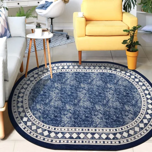 Miniatura 35 de Antep Rugs - Alfombras modernas con bordes, antideslizantes (antideslizante), de perfil bajo con respaldo de goma, para cocina, juego de 2 piezas