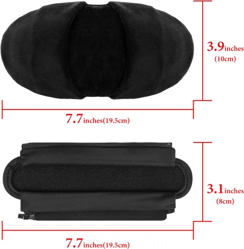 Miniatura 6 de Geekria Juego de funda y almohadilla mediana con velcro (se adapta a diademas de 1.0-1.4 in), compatible con Bose QC 45, QC 35 II, Beats Studio Pro