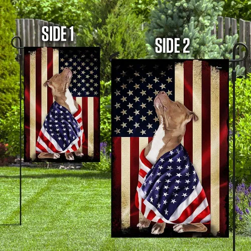 Miniatura 8 de FLAGWIX Bandera estadounidense de Pitbull American Patriot (29.5 x 39.5 pulgadas), banderas de Estados Unidos de poliéster de alta calidad