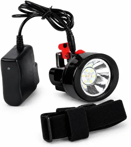 Miniatura 9 de Linterna frontal LED recargable, resistente al agua, a prueba de explosiones, casco de alta potencia con largo tiempo de funcionamiento para minería