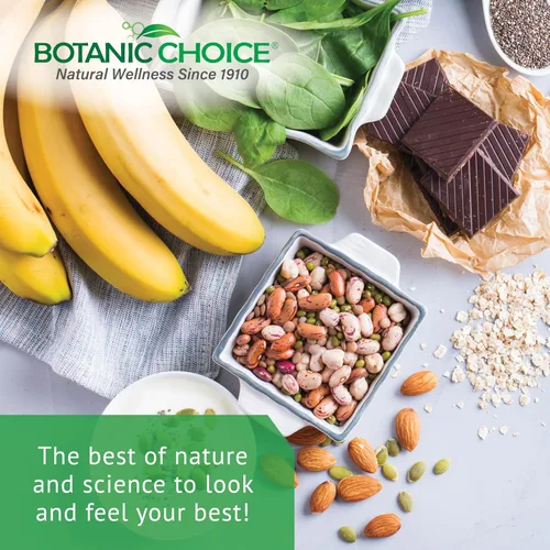 Miniatura 7 de Botanic Choice Triple ventaja de magnesio - Suplemento complejo de citrato de aspartato de magnesio y lactato para la salud nerviosa, digestiva