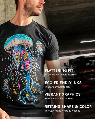 Miniatura 4 de INTO THE AM Camisetas gráficas para hombres S a 4XL Camiseta estampada de manga corta para chicos, adolescentes, diseños artísticos únicos y geniales