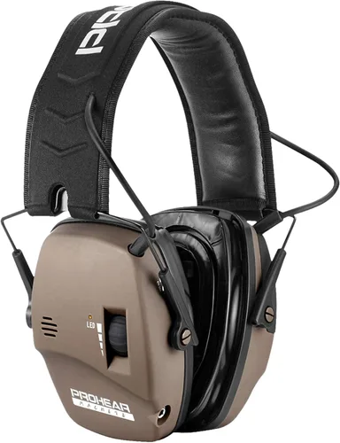Miniatura 14 de PROHEAR Protección auditiva electrónica para tiro con amplificación de sonido 4X, orejeras de protección auditiva para campo de tiro, auriculares