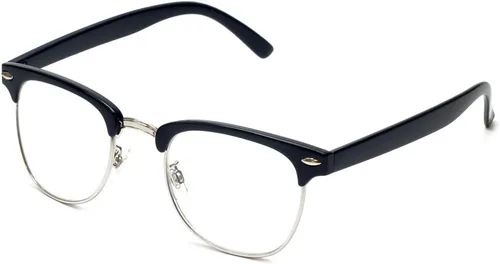Calabria 5921R - Lentes de lectura de diseño vintage, juego de chorro de metal, para hombres y mujeres, lectores clásicos, lentes de moda elegantes