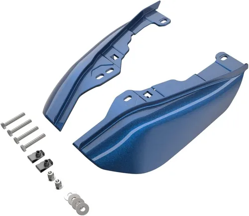 Miniatura 18 de Advanblack Deflectores de aire Road Glide Mid Frame 2024 compatibles con Harley Touring Street Glide, Road King, Electra Glide, 2009-2025