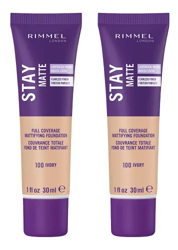 Miniatura 16 de Rimmel London Stay Matte Liquid Mousse - 305 Buff - Base, ligera, control del brillo, sin aceite, 1 oz