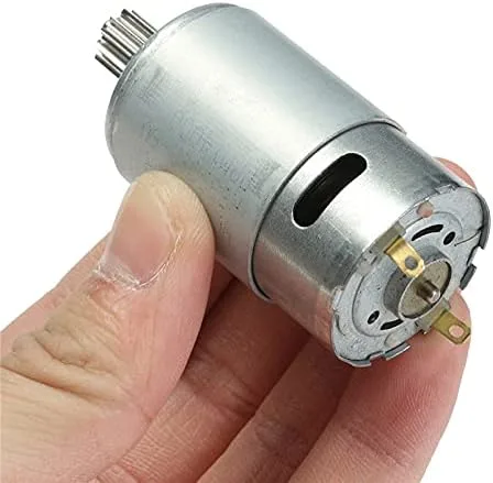Miniatura 6 de SHENGLE 390 18000RPM Motor eléctrico de 6 voltios, RS390 6V Motor Drive caja de cambios accesorio para niños paseo en coche niños paseo en piezas